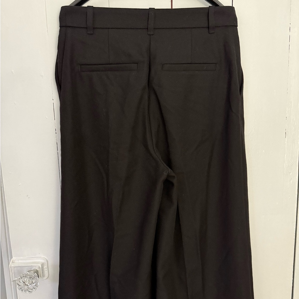 H&M Edition wool blend wide leg high waisted dress pants size 6 - Picture 6 of 10